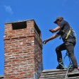 How can a chimney fire be put out?